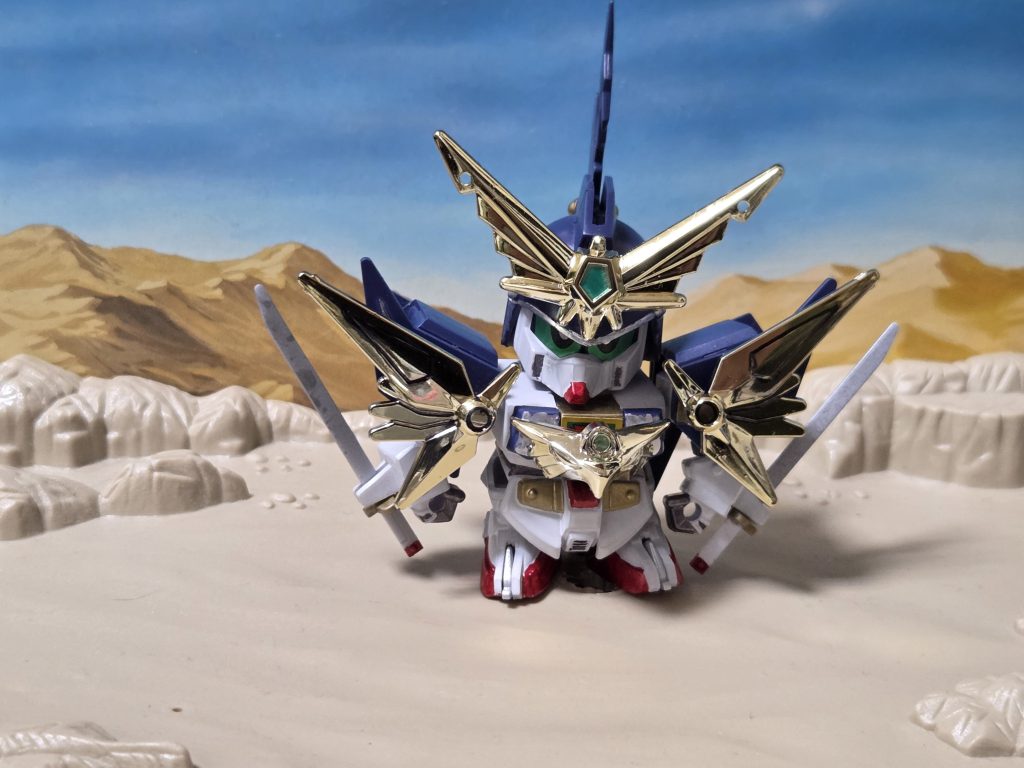 スーパーモード｢討魔の陣｣の飛駆鳥版。マスクをしてると、意外と彗月と見分けつきませんね。目のシールが違うのでわかる人には普通にわかりますが、ストーリー知らない人なら気付かないかも？特にこの形態なら胸の文字も見えませんしね。