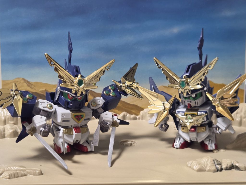 二人の武零斗を並べて。元ネタであるシュバルツ&キョウジの二人の兄という設定がこう生かされるとは。