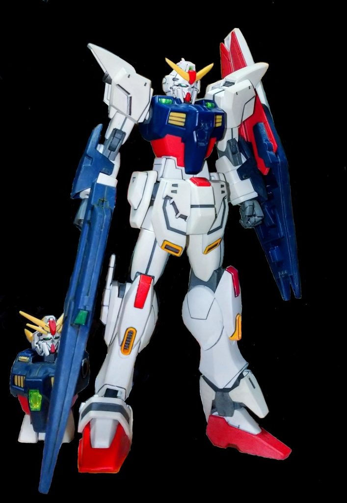 実はこのキット、知っている方も大勢いらっしゃるかとは思いますが余剰パーツが山ほど出る事で有名なんですよね。それを見たさに購入した次第であります。ざっと説明書のＸ印を数えて見ると70弱ありました。(ﾎﾟﾘｷｬｯﾌﾟを除いて)ちなみにHGUCｼﾞﾑのパーツ数は70強なので大体安めの初期HGUCキット一体分が余剰パーツになる感じだと思います。お値段は税抜き1800円ですがｼｬｲﾌﾞﾚ単体だと1500円が妥当なお値段の様な気がします・・・う～む300円高いな・・・ハッ！・・バ◯ダイ・・お前・・・やってんな⁉️まあ余剰パーツはゴミにも宝にもなるので高く感じるか安く感じるかは人それぞれでしょう。(´・ω・`)最後の画像は出来るだけ余剰パーツを使用&加工して造ってみたものです。どうしても足りない所は少しプラ材でフォローしてあります。完成品みたいに写っていますがまだ制作途中で今もそのままです。一応、頭部と右足の加工は終わっているのかな(^o^;)頭部、胴体、膝から下は差し替えれば元のｼｬｲﾌﾞﾚにもなれるので頑張れば中々に楽しめる一品になると思います。長々とどうでもよい事ばかりの話になってしまいました。最後まで目を通してくれた方もそうでない方もありがとうございます。&nbsp;