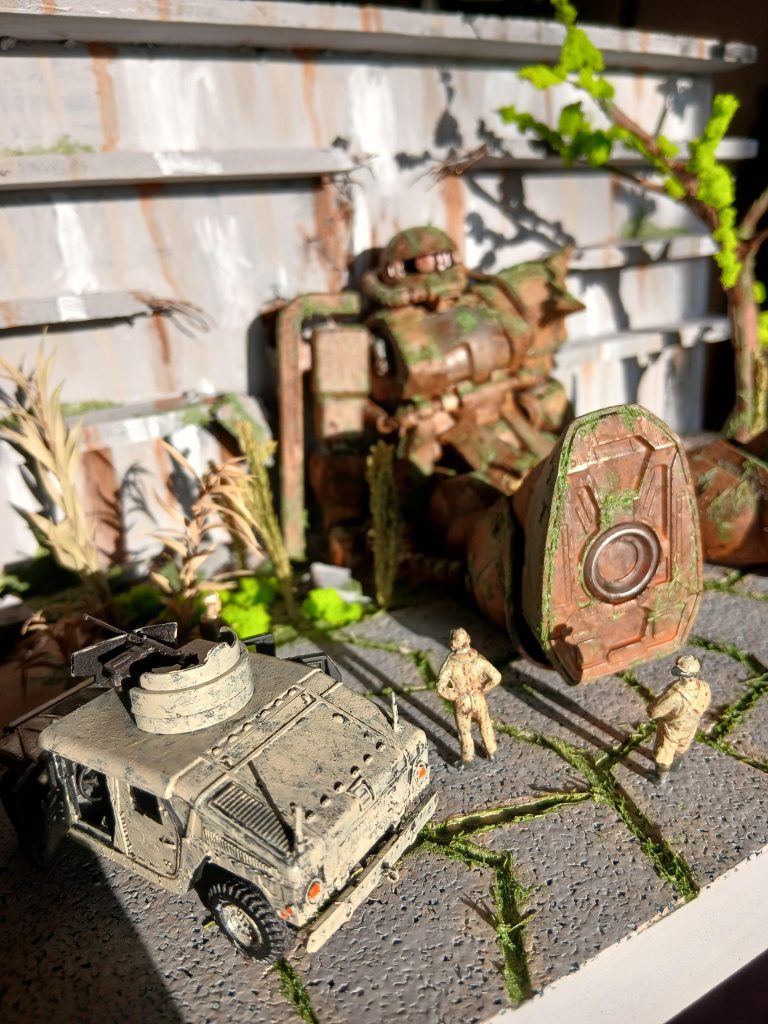 足裏のバーニアだけ何とかしたかったけど面倒くさくてやめた………