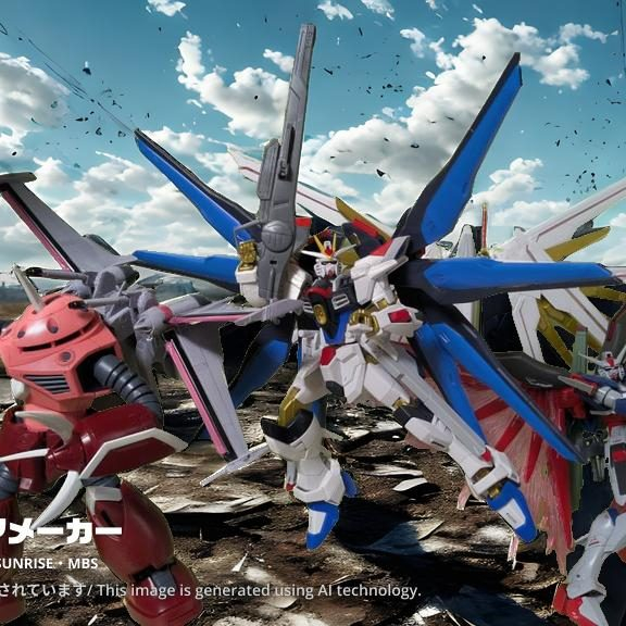 機動戦士ガンダムSEEDFREEDOM 2周年記念集合写真