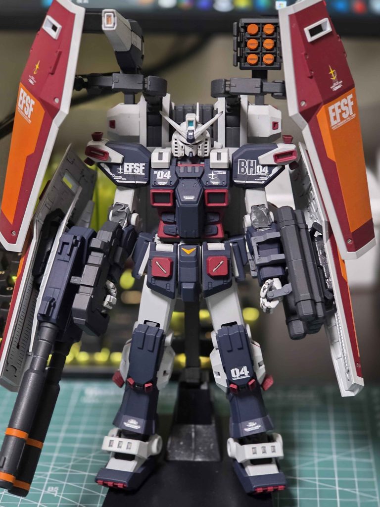 MG フルアーマーガンダム ver.Ka サンダーボルト 筆塗全塗装–4枚目/制作者：DARTH