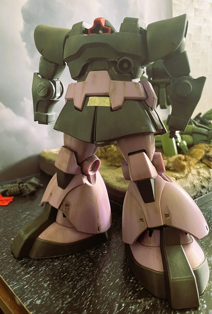 次回作、MS戦記に登場するMS-09 DOMを予定しています。MGを主体にディテールアップを画策中。