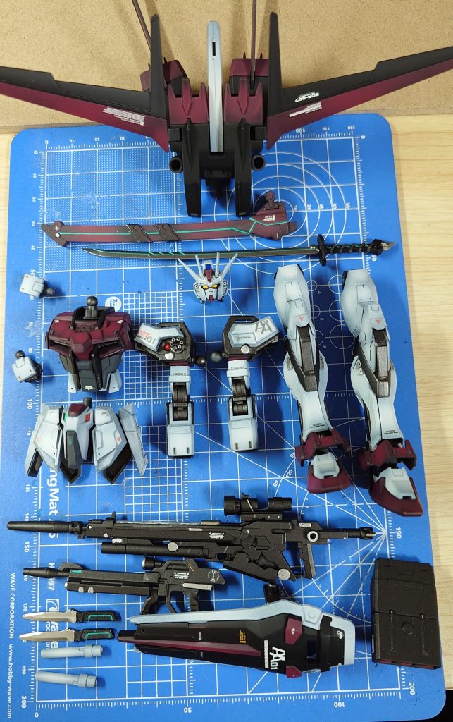 エールストライクガンダム改　HG　全塗装–8枚目/制作者：wat798