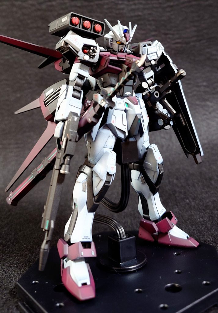 エールストライクガンダム改　HG　全塗装–2枚目/制作者：wat798