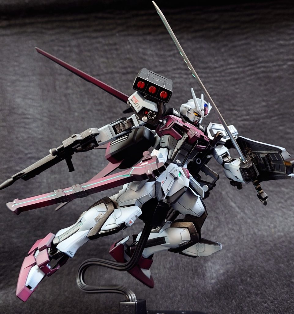 エールストライクガンダム改　HG　全塗装–6枚目/制作者：wat798