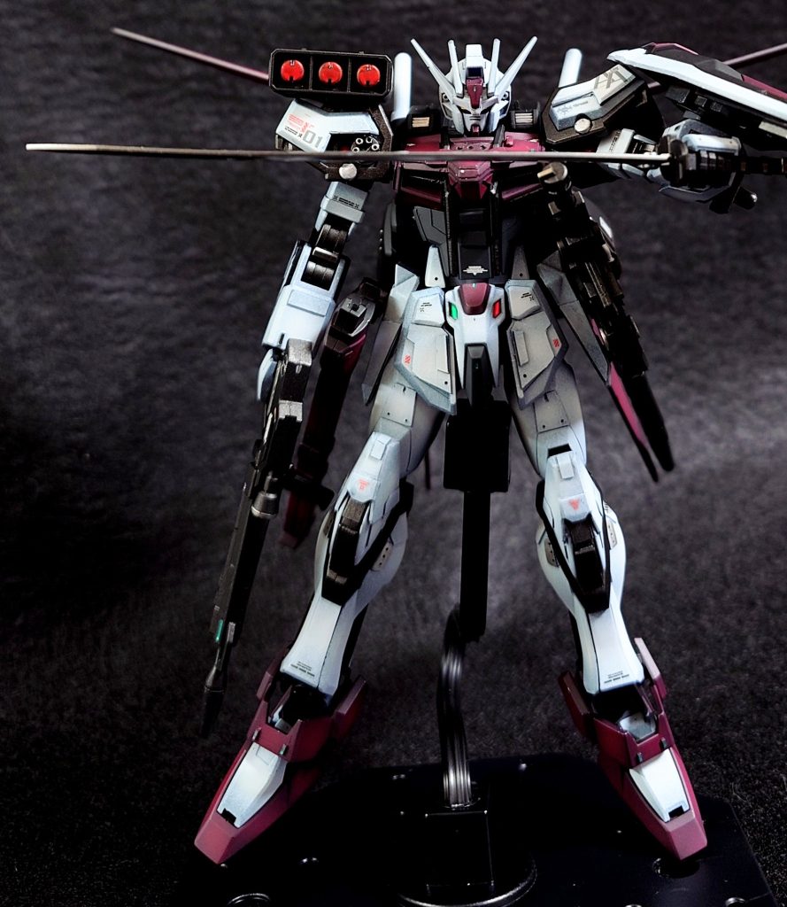 エールストライクガンダム改　HG　全塗装–5枚目/制作者：wat798