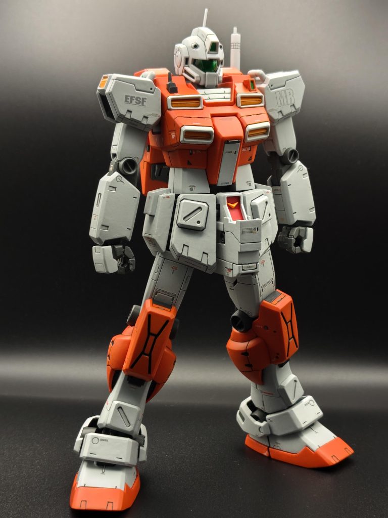 プラ板を使用して　腹部　上腕部　大腿部は延長してスタイルを変更しております😊