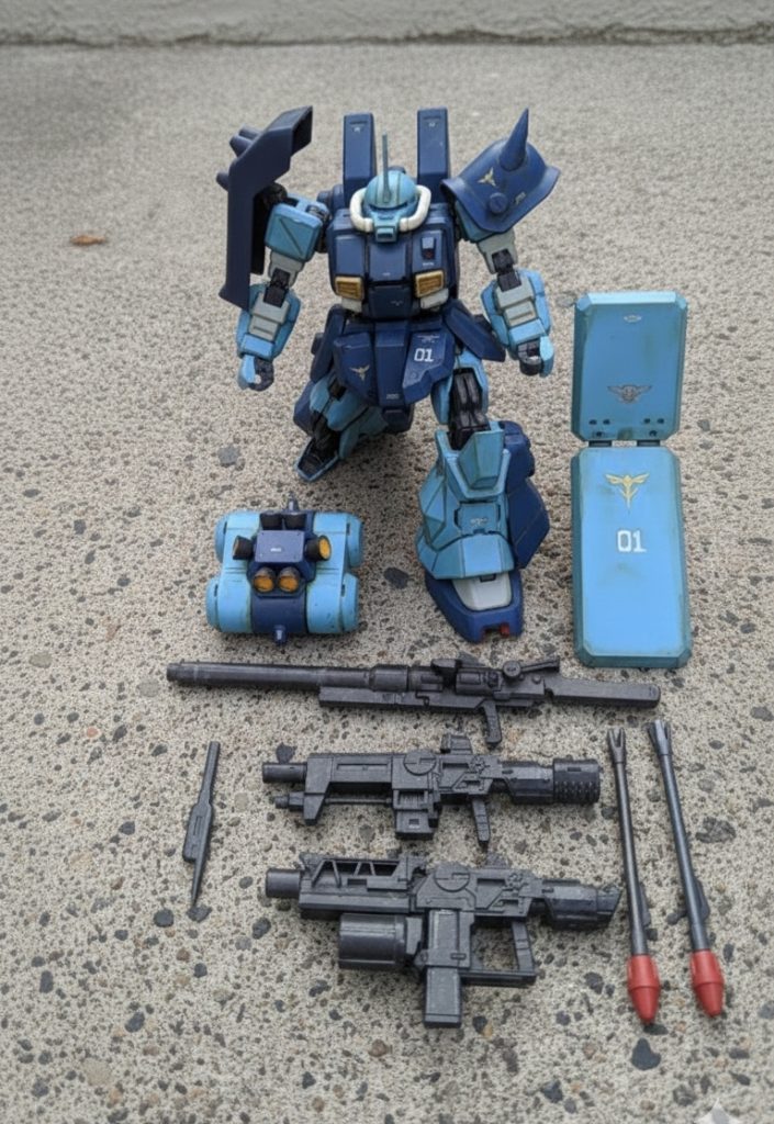 【装備一式】このように標準およびオプション兵装等を並べたくなります😅😅😅