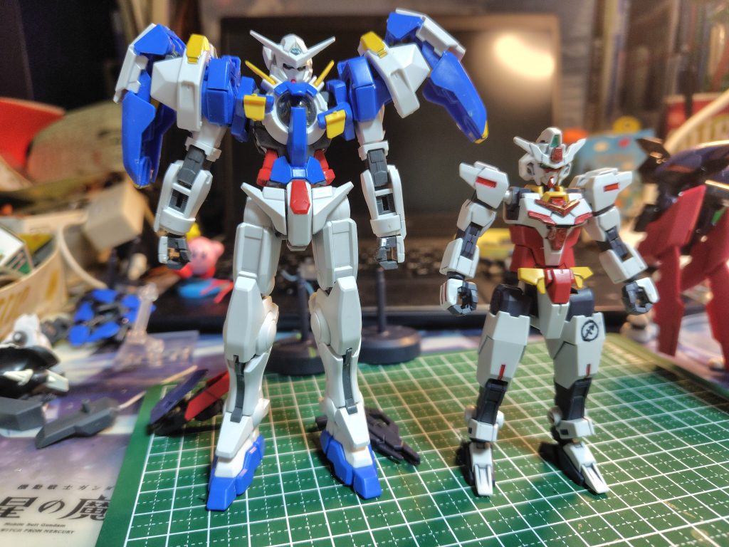 素材ジャンクで作ったエクシア他の改造で使ってたコアガンダムⅡ