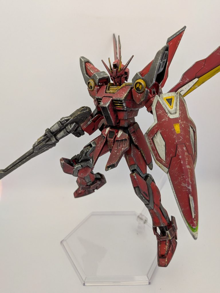 機体名スターファイヤーガンダム由来は私の属するグループ名が「星火燎原」なので星火からとってスターファイヤーにしました。小学生がつけたような名前になりました。