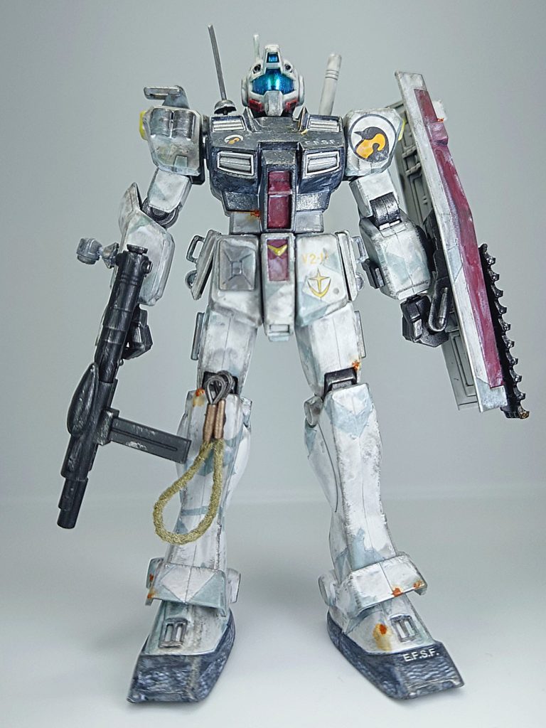 ツィメリットコーティング、冬季迷彩近藤和久氏デザインに憧れて挑戦しましたが…難しいです