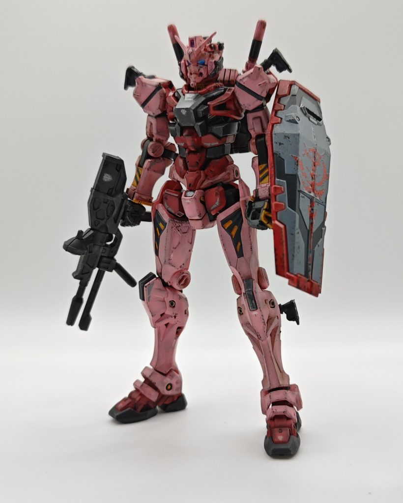 基本装備状態です。アクリジョンにはサーモンピンクがないのでピンク+イエローで補っています。なのでちょっと赤みが少なかった感じもします。