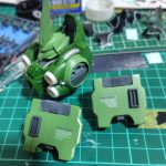 頭部、ボディ、肩部にデカール貼りとつや消しコートをほどこしました。このデカールが[…]