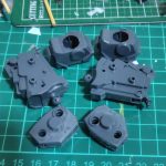 グレービングに手間ひま掛けていて腕部を進められないので、脚の製作に取りかかりまし[…]