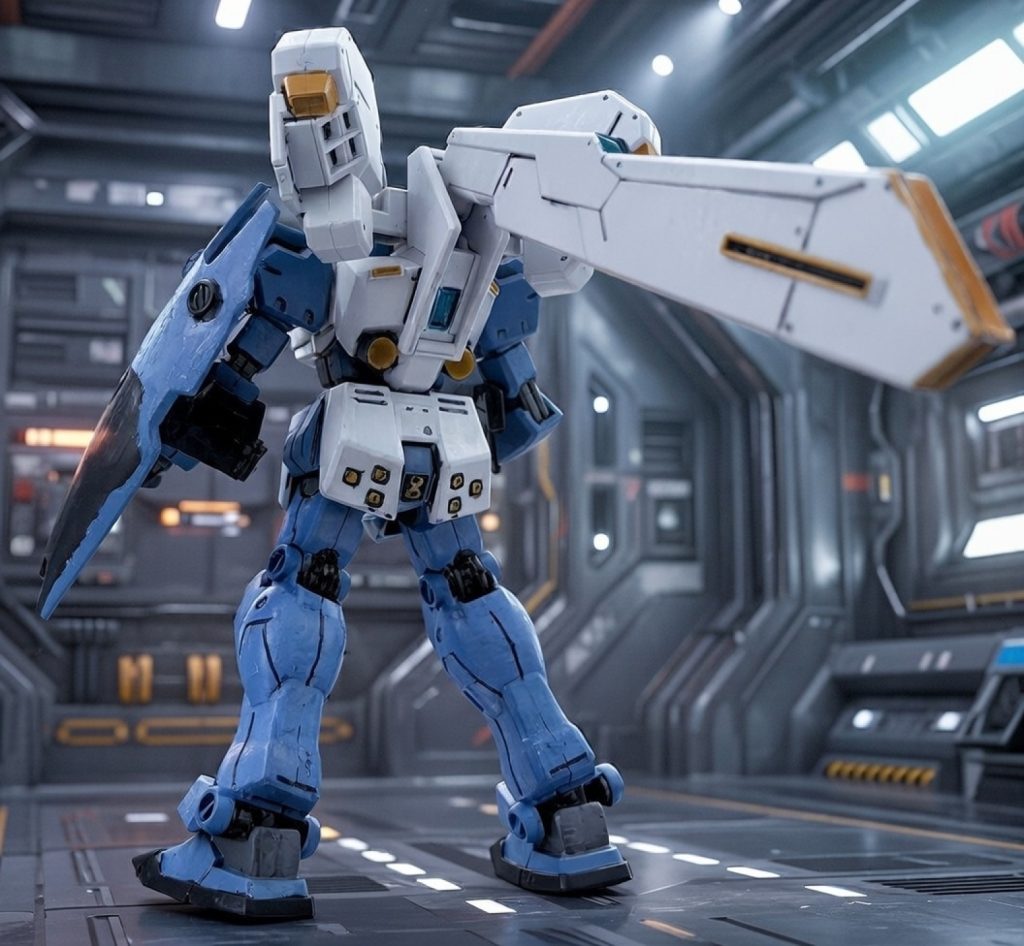 ここからデジラマ写真。発進するイメージのバックショット。