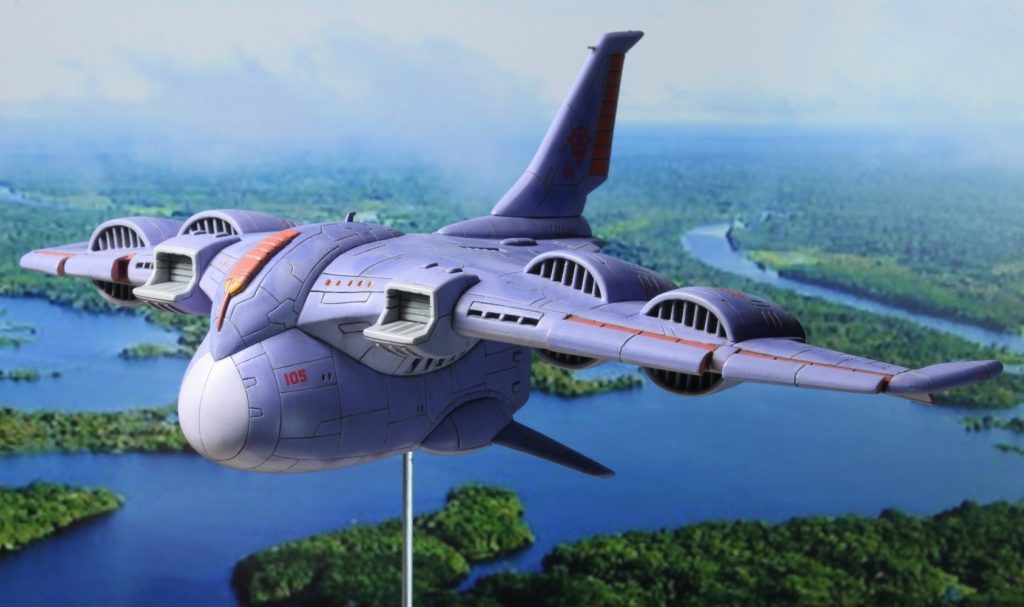 1/1200 ガウ攻撃空母 THE ORIGIN–5枚目/制作者：ベンジャミン小松