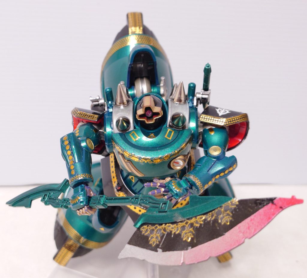 シナンジュのビームアクスぶんどって、実体斧にしてみましたw