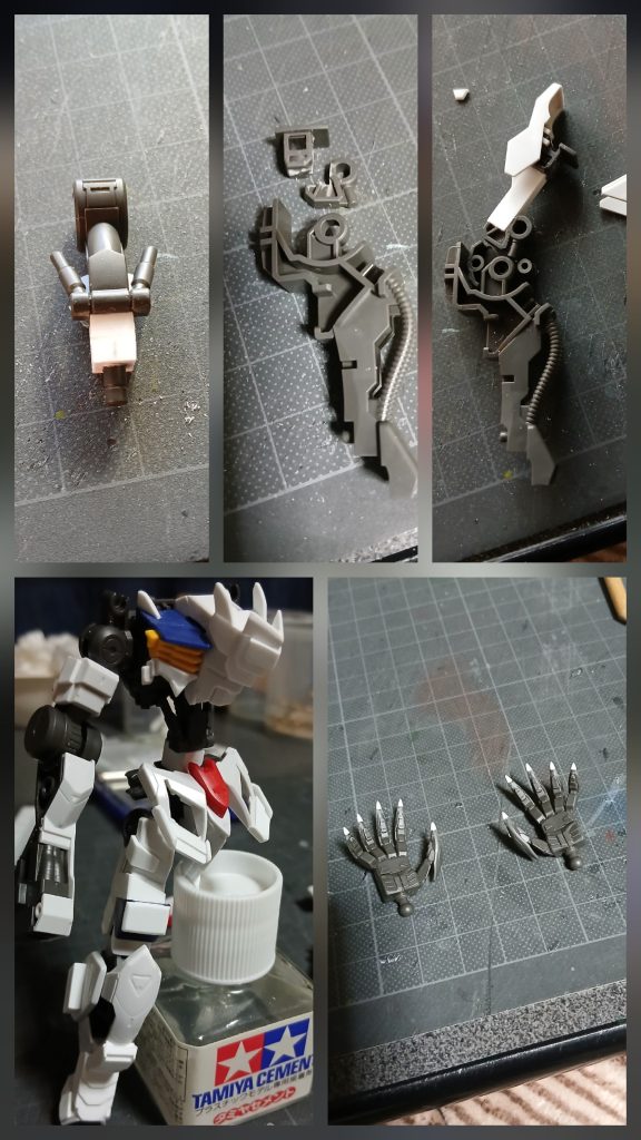 延長工作や爪のシャープ化などです。いやぁ、悪魔ハンドのシャープ化が地味にキツかった記憶が……。指が痛い😭💔あと鱗型装甲板やってみたかったのでこんな感じで😉