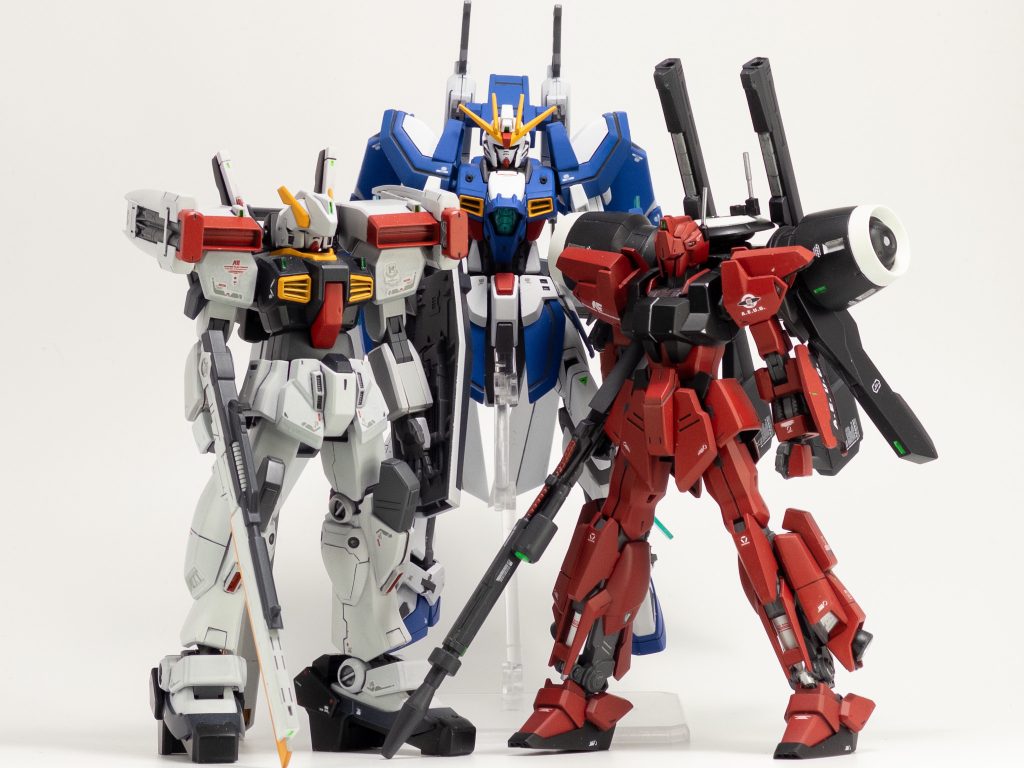 自分専用ガンプラ3体近距離中距離遠距離いつでもガンプラバトルいけます！