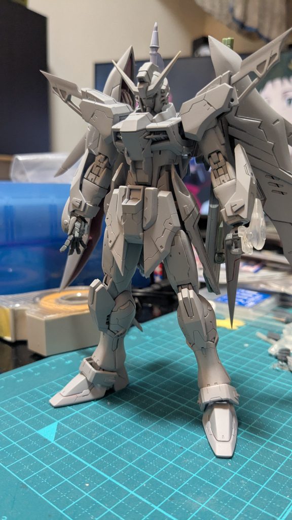 ビルドハンズを使いたいため手の甲のパースはUVレジンで複製しとそうしています。