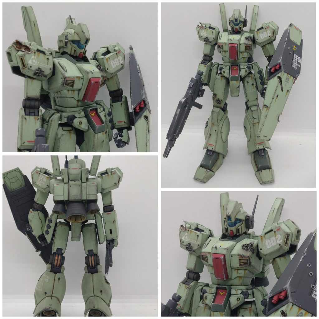 素組みから完成までの変化をまとめてみました。だんだん汚れていくにつれて私のテンションも爆上がりでした✨✨やはり汚れたマシンは美しい・・・