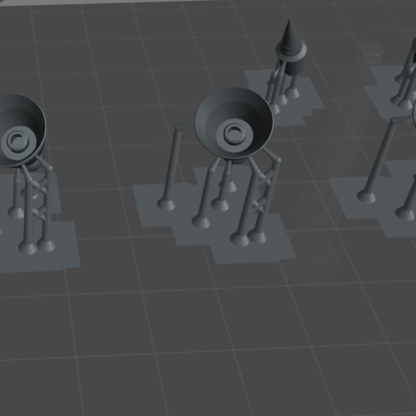 全体的にスジボリの掘り直しを行い、面の処理とパーティングラインを処理しました。合わせ目の処理も行い、バーニアや肩のスパイクを３Ｄプリンター製にリプレイスしました。バズーカも合わせ目がを消すのも難しいし、一部のモールドも甘いのを修正するのが大変なので３Ｄプリンター製に変更する予定です。（6枚目）