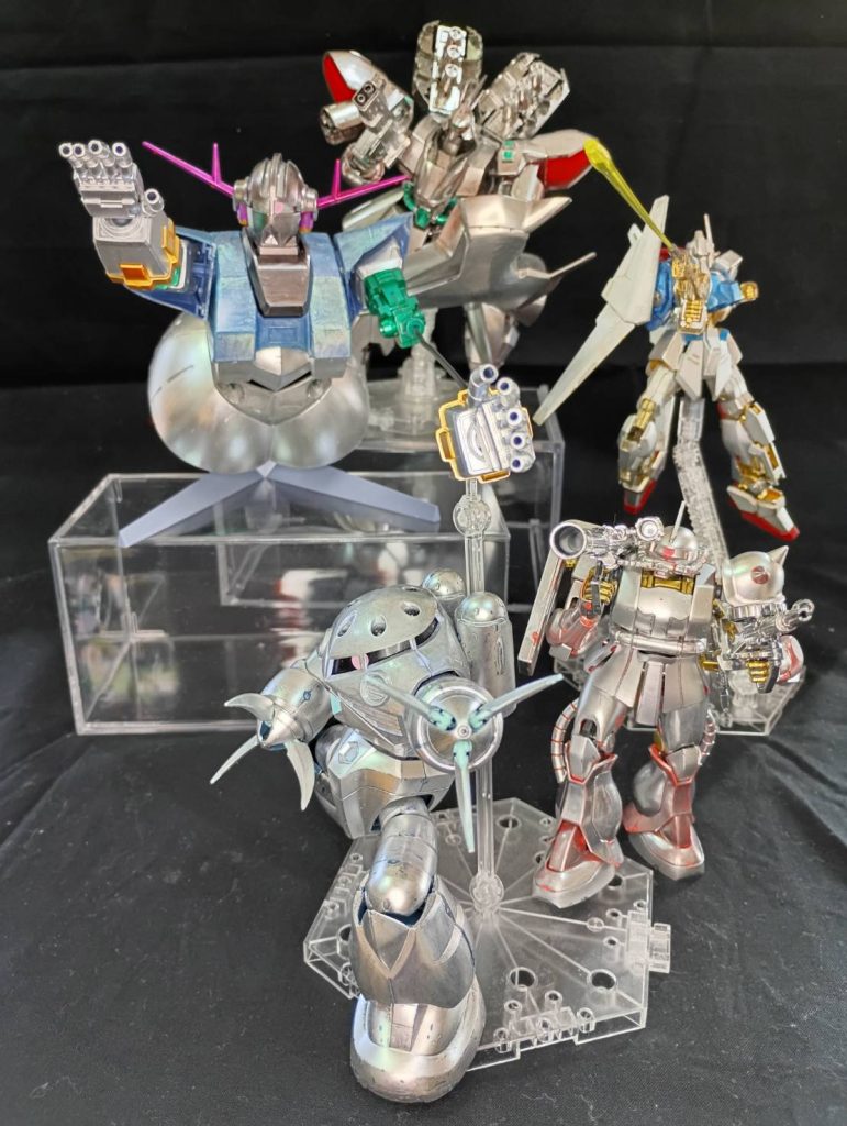 銀シャア隊でも良いが、なんか銀シャリだな～って感じ。シャリとか書くと、シャリア・ブルも欲しくなる・・・。