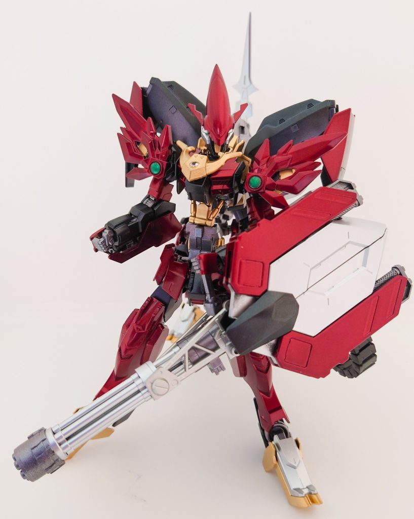 合体‼「グシオンタウロス」見参!シザース可変型リアアーマーはガトリング砲に取り付けてみました!