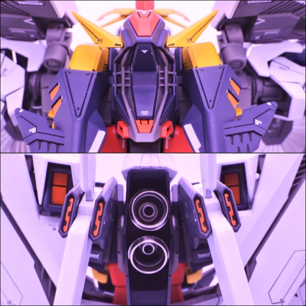 胸部及び背面ダクト部塗り分け