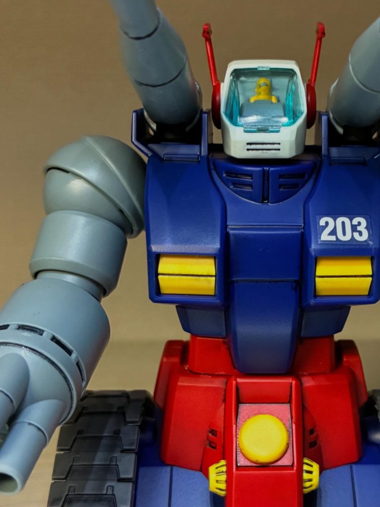 無事艶消ししたガンタンク