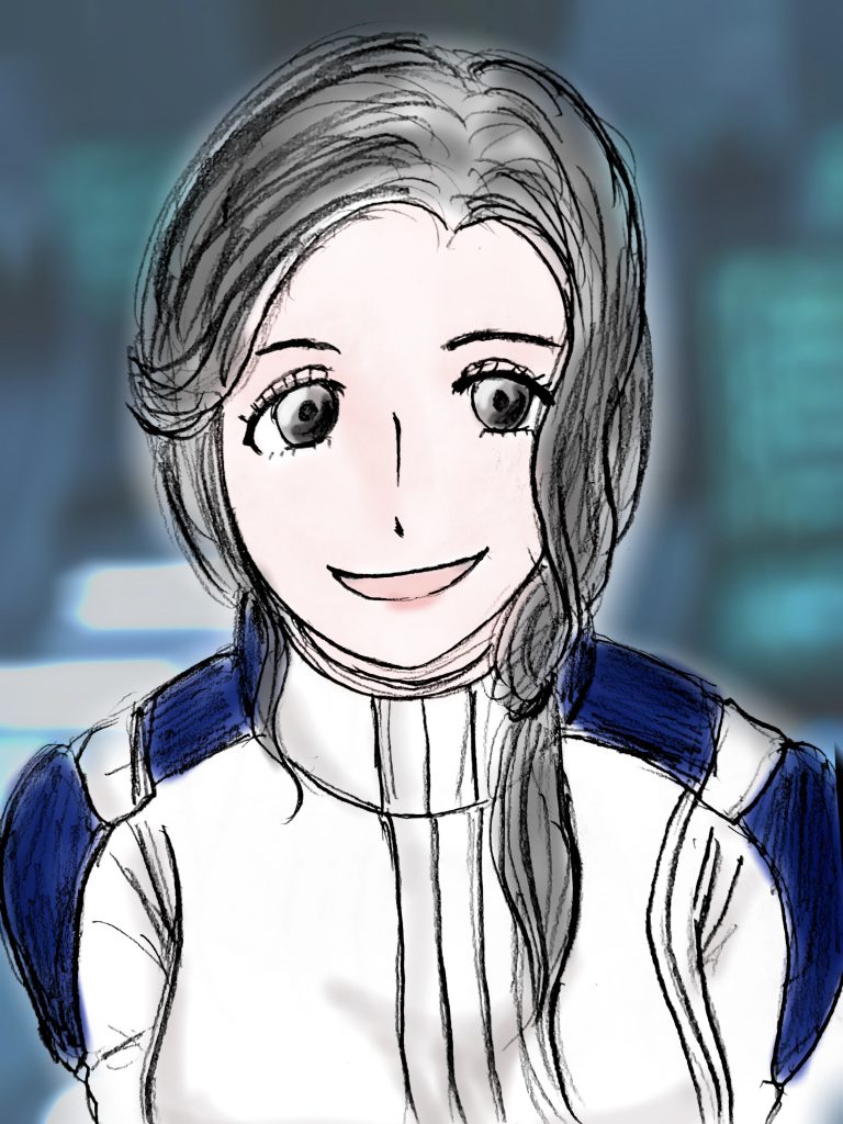 「知らないのぉ？これだからお坊ちゃまはぁ。」　へらへらと笑いながら、アンナは、またつまらぬモノを斬ってしまった、と芝居がかった口調で言う。「近いな。」　アンナを無視して、ヘントが言う。「ねえ、無視しないでよ。」「君のさっきのは、辻斬りのセリフじゃない。」「そうじゃなくってぇ！！」アンナには応じず、ヘントはブライトマンの方に向き直る。「１班が、キャバルリーで出ます。」　キャバルリーは、この第２部隊に３機しか配備されていない。普段の任務はこの３機を、２班で使いまわし、予備にジムの改良タイプが３機積まれている。「２班はジムで２種配備で、いいですね、中佐。」　行け、と、ブライトマンが言うのと同時に、３人はブリッジを出た。～～～～～～～～～～～～～～～