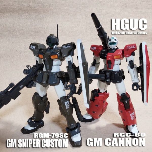 HGUC GM CANNON+SNIPER