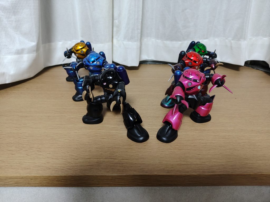 作品名：戦隊ものあるある（黒の戦士）<p>ズゴックシリーズの最後の戦士完成です! 設定ブレまくりですが、いいのができました😊</p>
