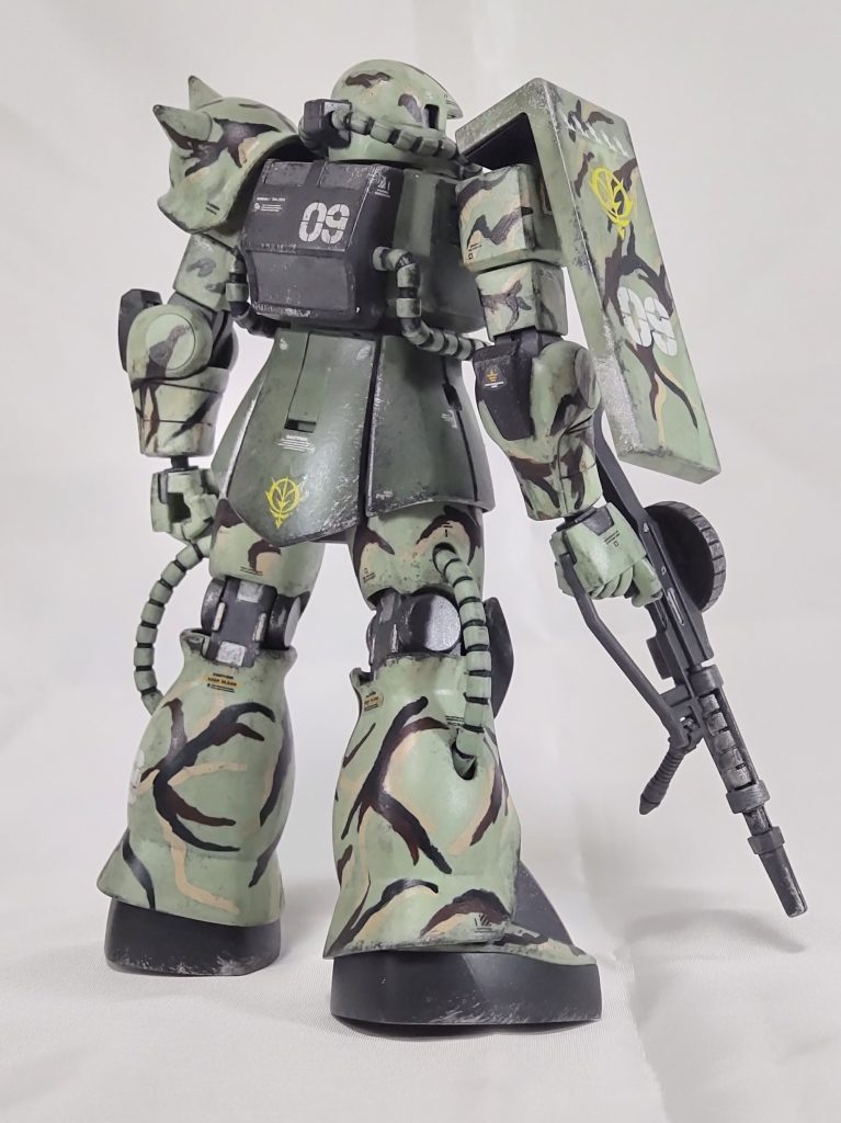 後ろ。スポンジチッピングにMr.ウェザリングカラーでウェザリング😄。