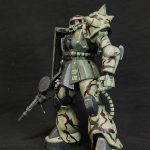 HGUC ザクⅡ 迷彩塗装ウェザリング仕上げ