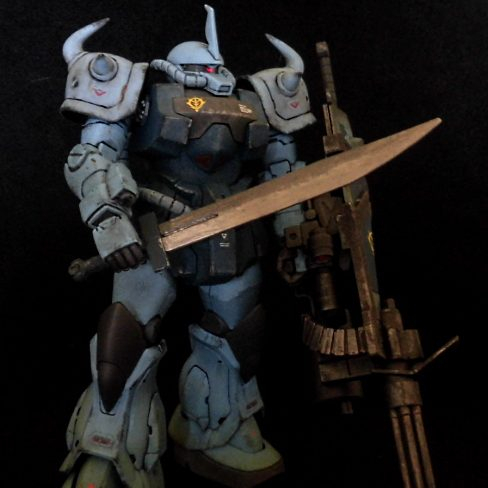 “HGUC/GOUF CUSTOM”（成型色＆ウエザリング仕上げ）