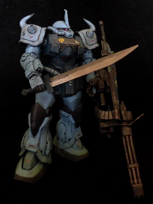 “HGUC/GOUF CUSTOM”（成型色＆ウエザリング仕上げ）