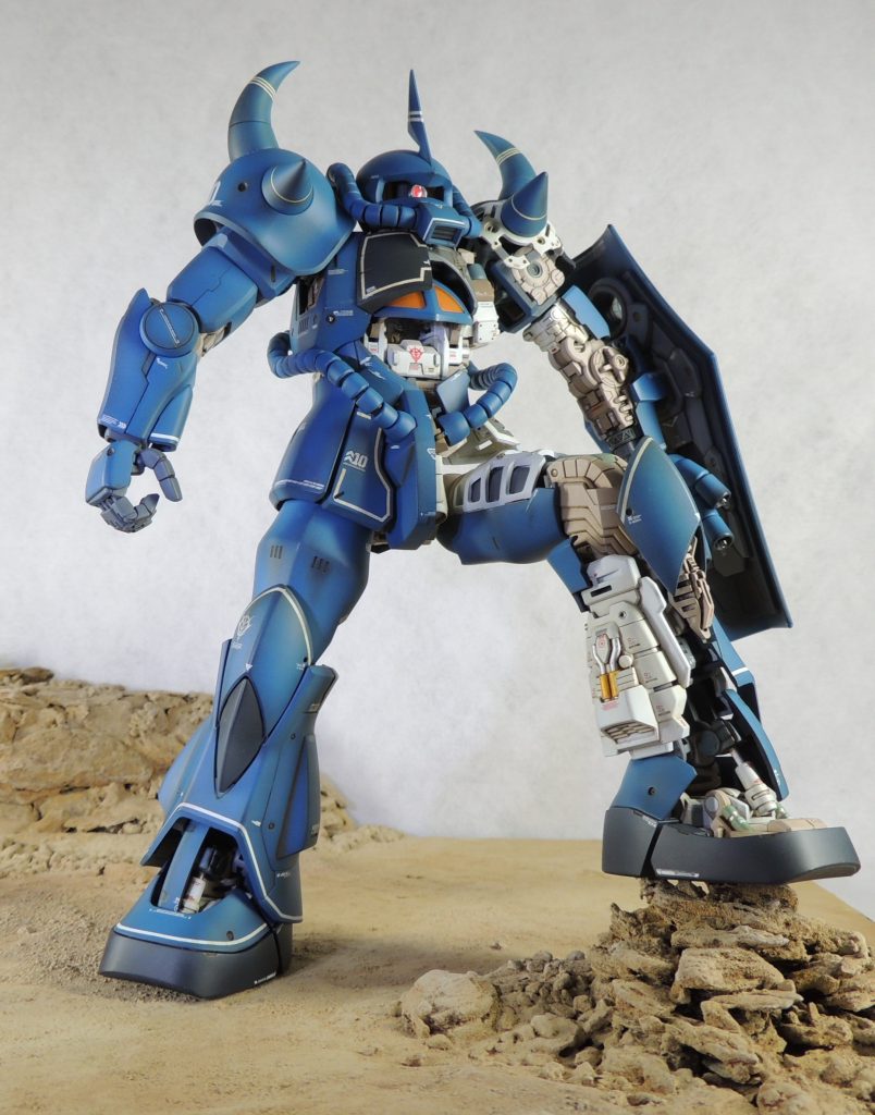 MG1/100МS-07B　グフ［カットモデル・メカニックモデル／電飾仕様］