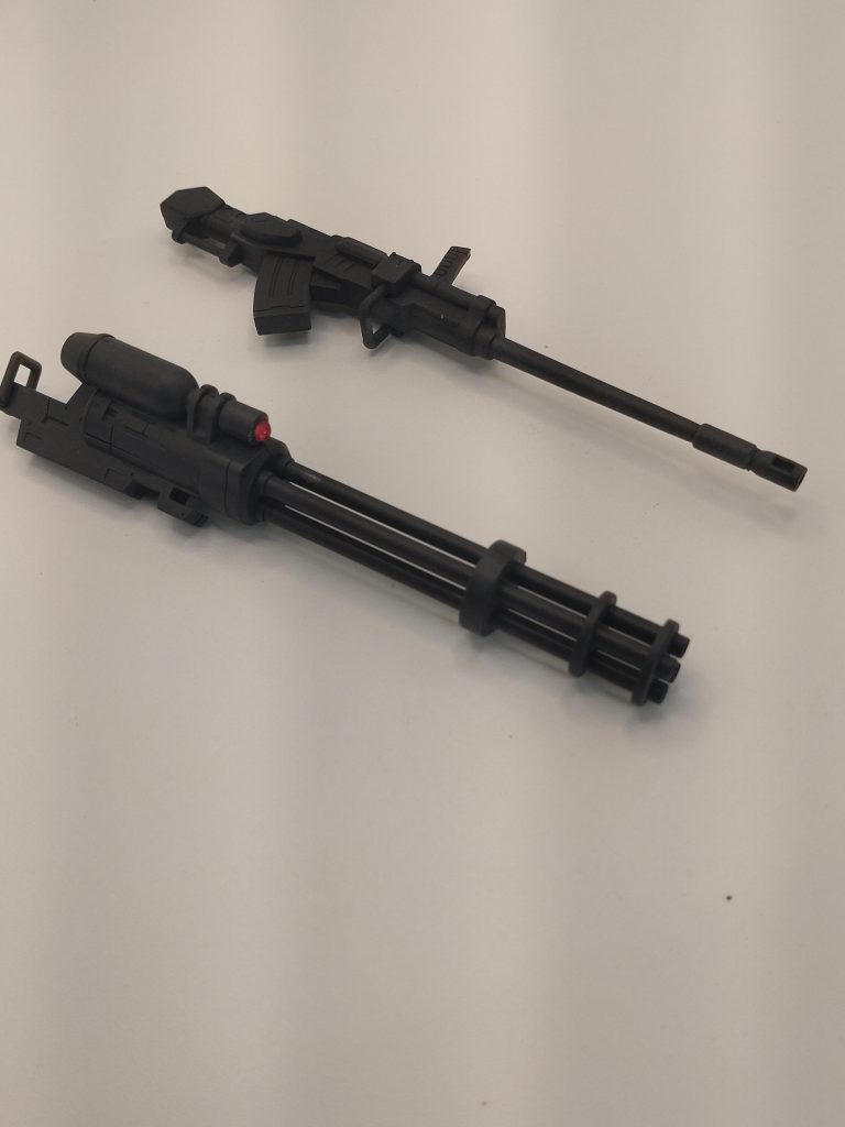 ロングキャノンとガトリングガンを入手した。