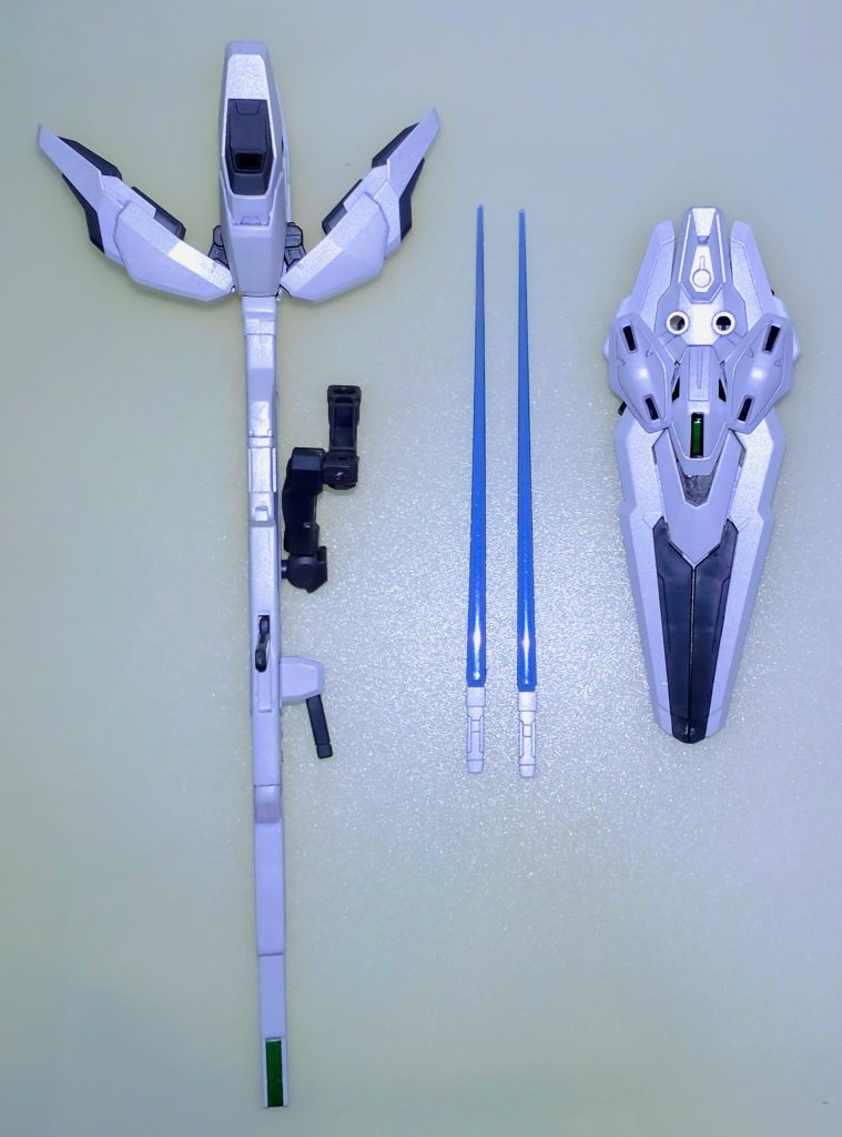 武装類。バリアブルロッドライフルの合わせ目消しを行った以外は全てノーマルです。