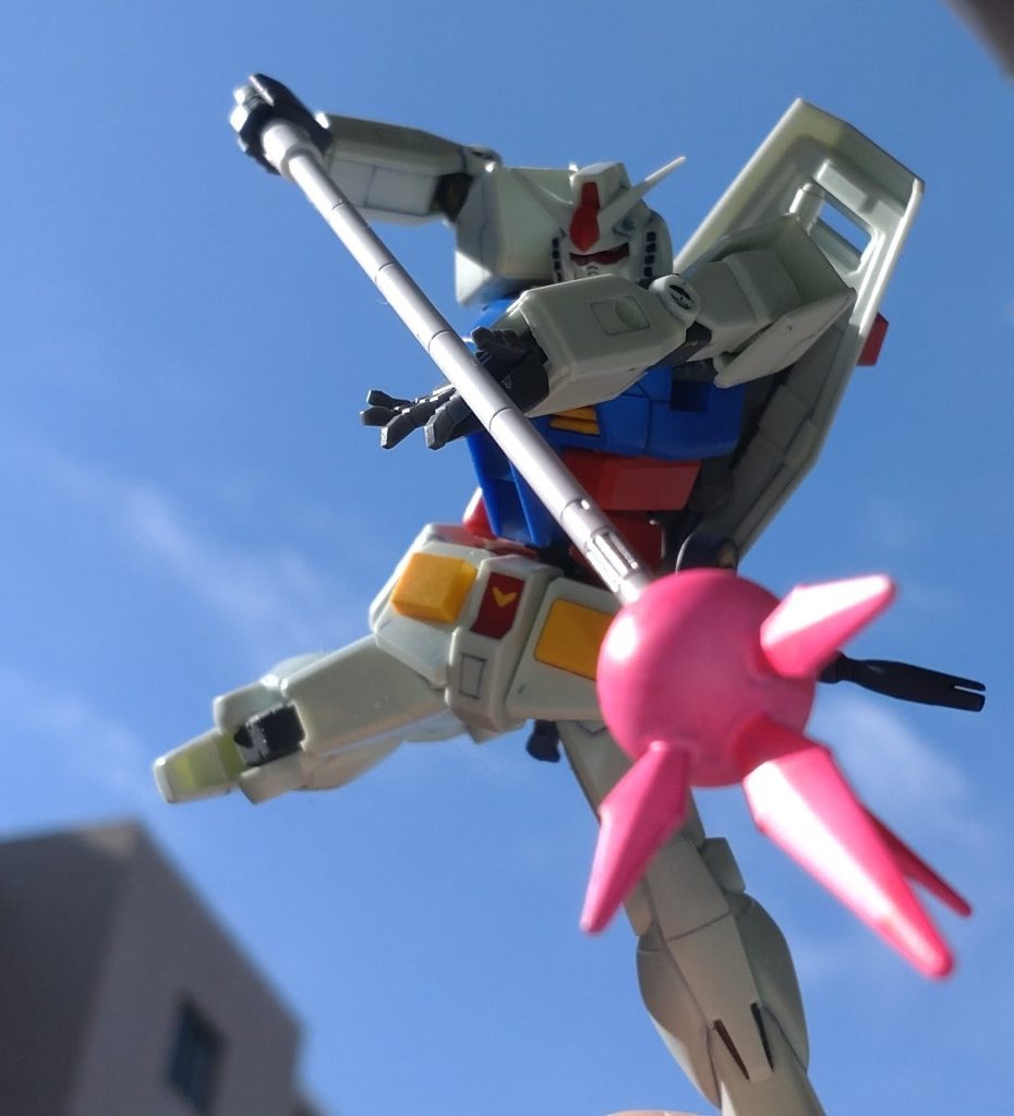 ビームジャベリン。使用頻度は少ないですがこの装備も印象深いですね。