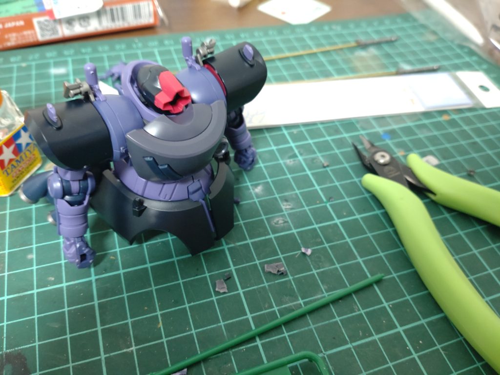 作品名：<p>しばらく失踪していましたが今日から久しぶりに再開 新年1体目の機体はGQリック・ドムです！ ここからゆっくりと改造していく予定です！</p>
