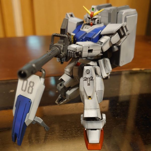 新年明けましておめでとうございます。陸戦ガンダムは説明書通りのポーズ