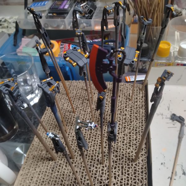 MGザクキャノンユニコーンカラー制作