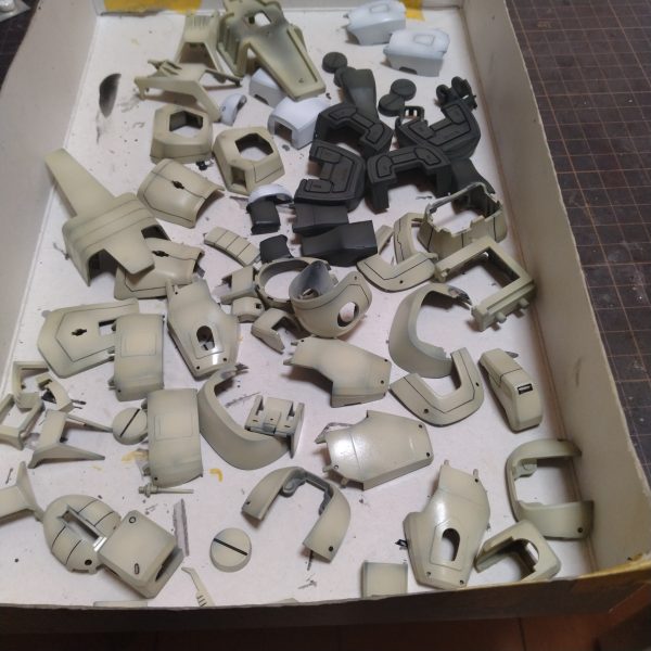 MGザクキャノンユニコーンカラー制作