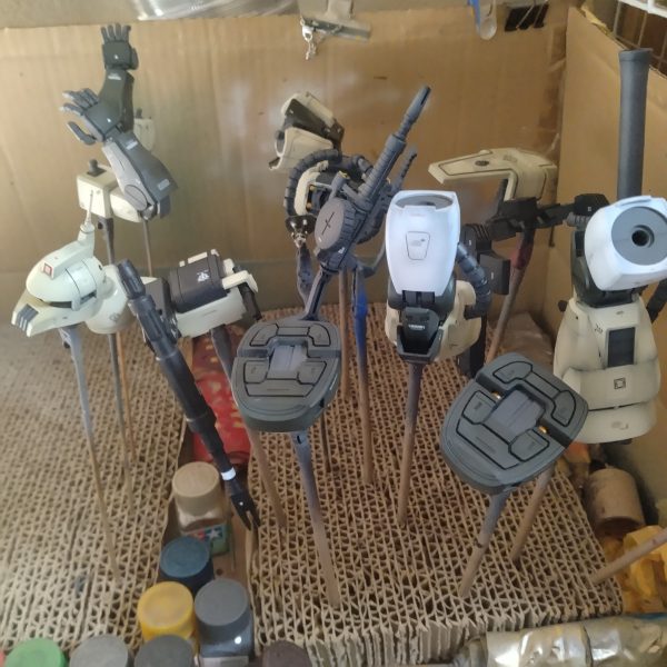 MGザクキャノンユニコーンカラー制作