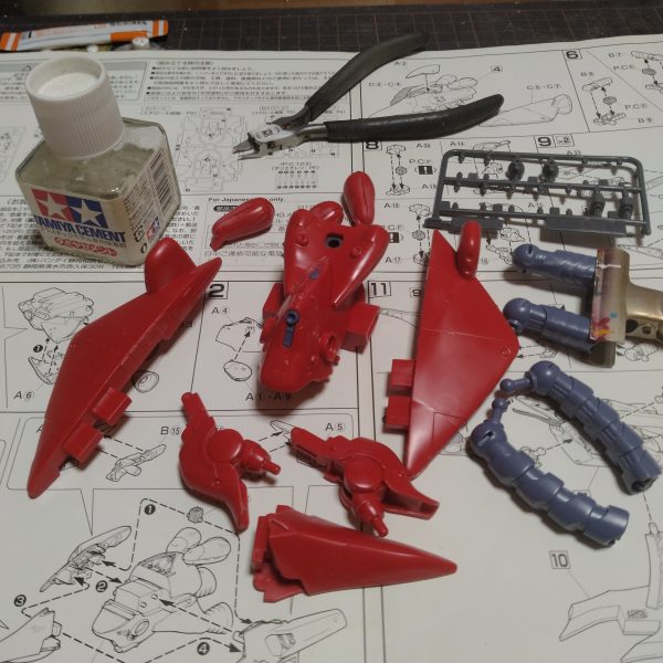 HGヴァル・ヴァロ鏡面仕上げ塗装、製作