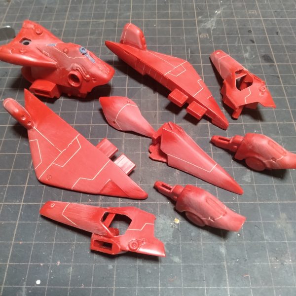 HGヴァル・ヴァロ鏡面仕上げ塗装、製作