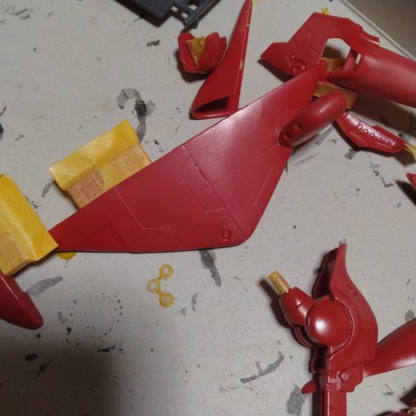 HGヴァル・ヴァロ鏡面仕上げ塗装、製作